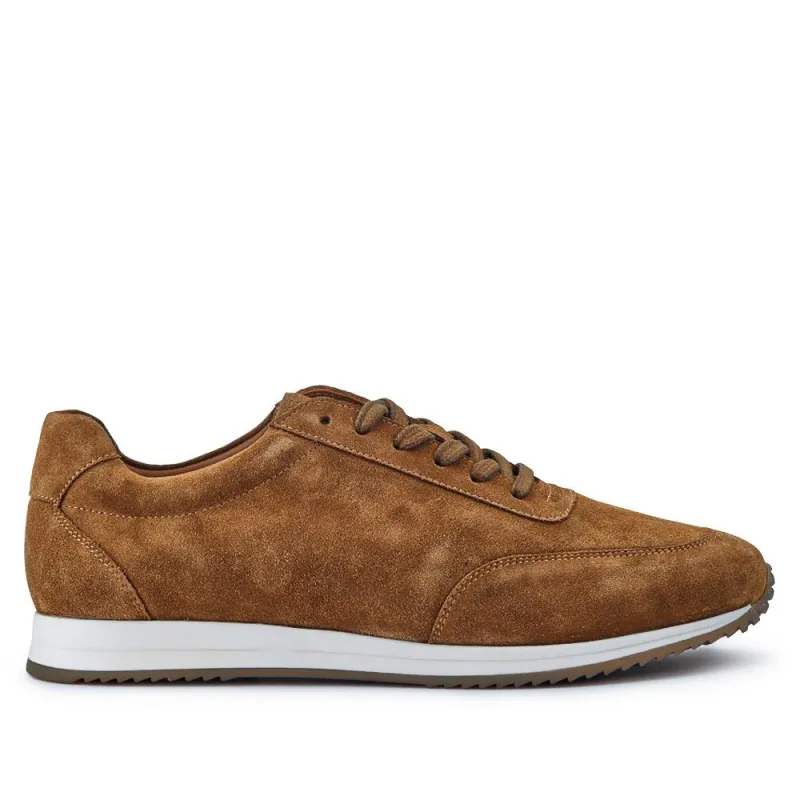 Southend2 Leather Trainers - SOUTHEND2 / 325 111 - Tan Suede sold by Jones Bootmaker
