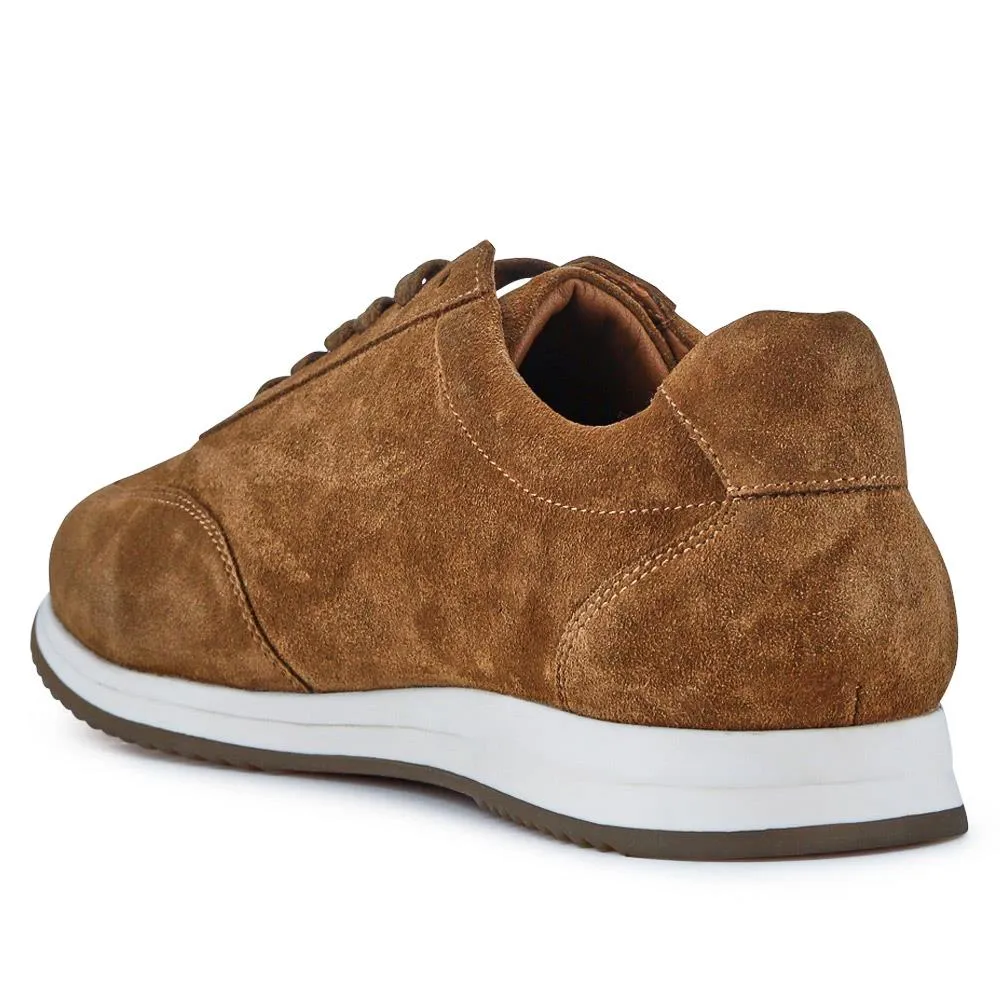 Southend2 Leather Trainers - SOUTHEND2 / 325 111 - Tan Suede sold by Jones Bootmaker product image thumbnail 3