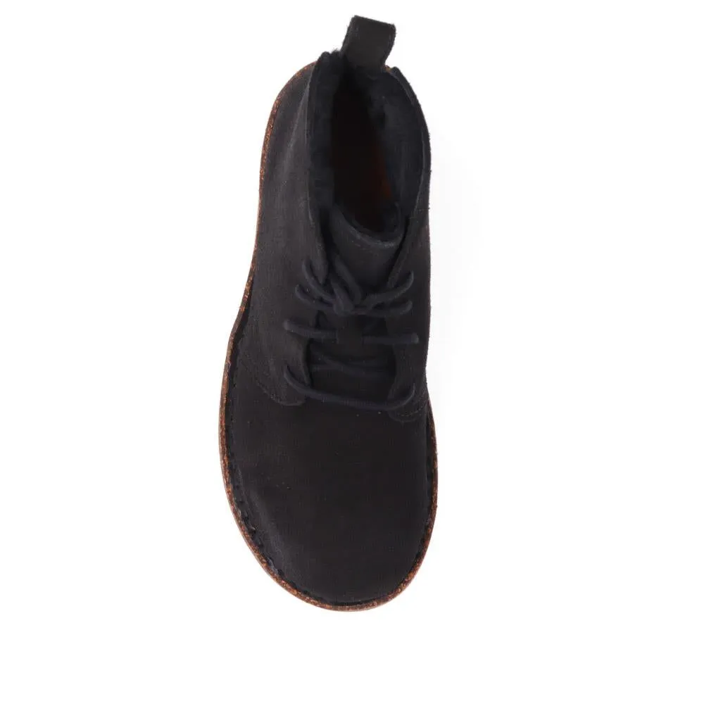 Suede Lace-Up Ankle Boots - BIRK40500 / 325 799 - Black Suede sold by Jones Bootmaker product image thumbnail 4