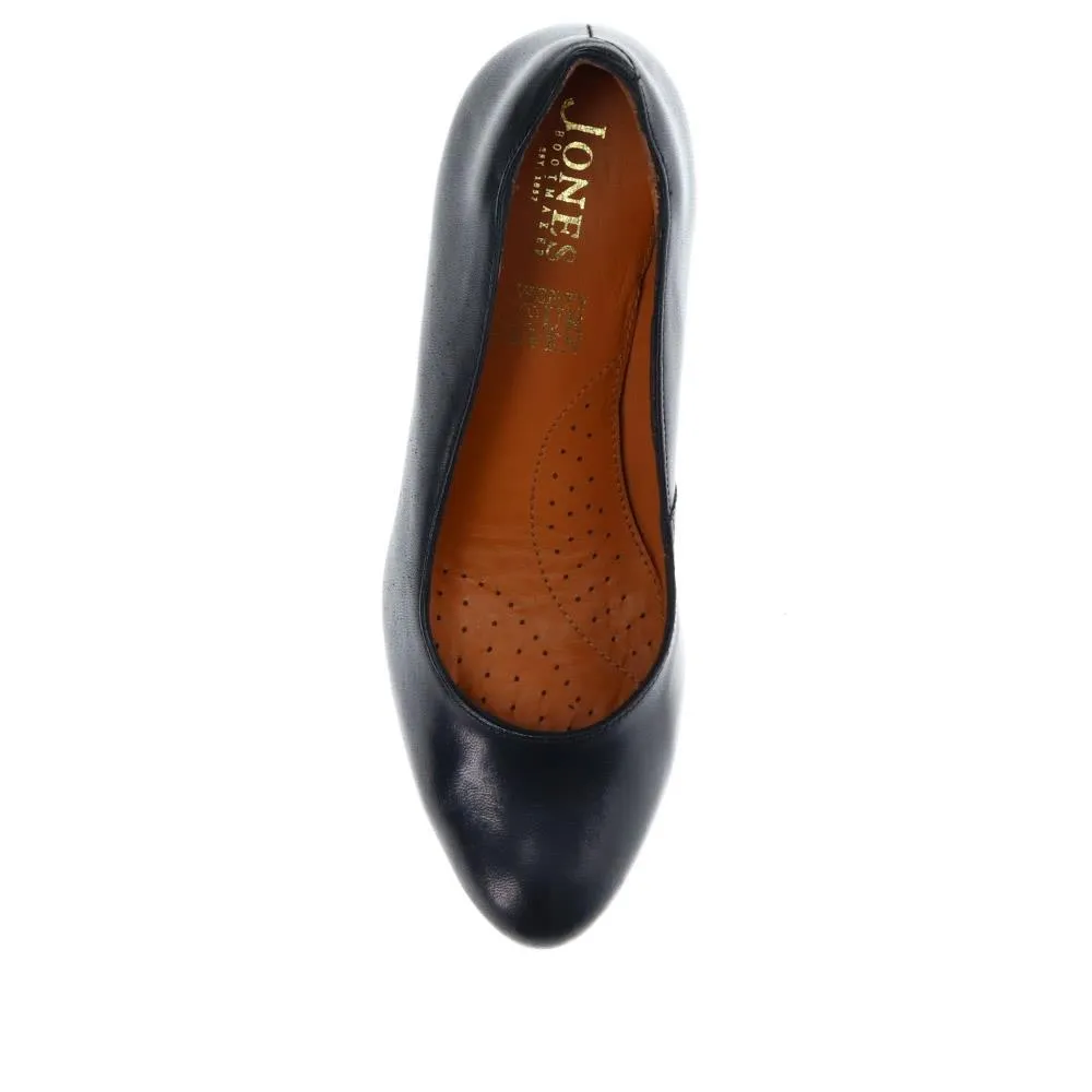 ZoeyWide Leather Court Shoes - ZOEYWIDE / 325 774 - Black Leather sold by Jones Bootmaker product image thumbnail 5