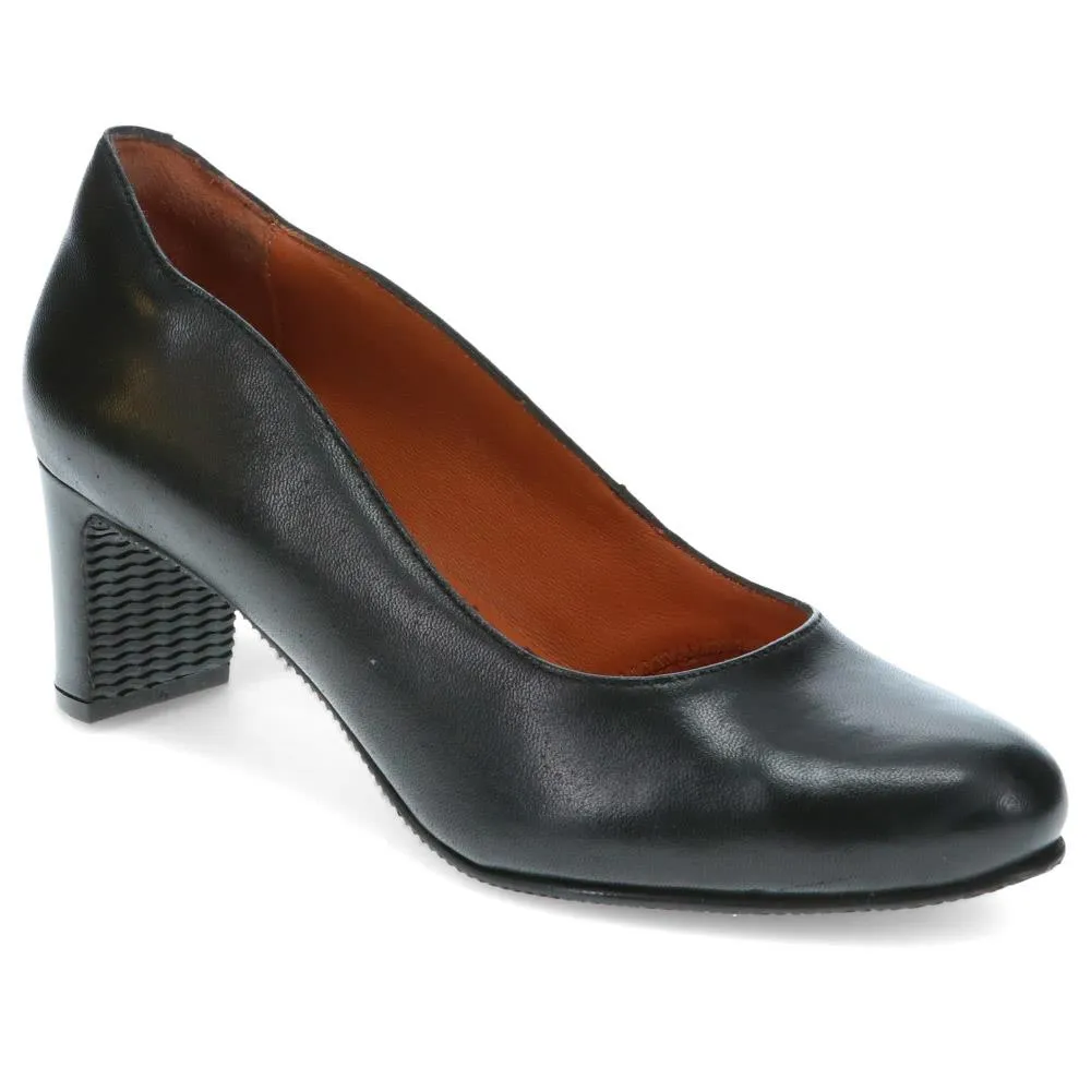 ZoeyWide Leather Court Shoes - ZOEYWIDE / 325 774 - Black Leather sold by Jones Bootmaker product image thumbnail 2