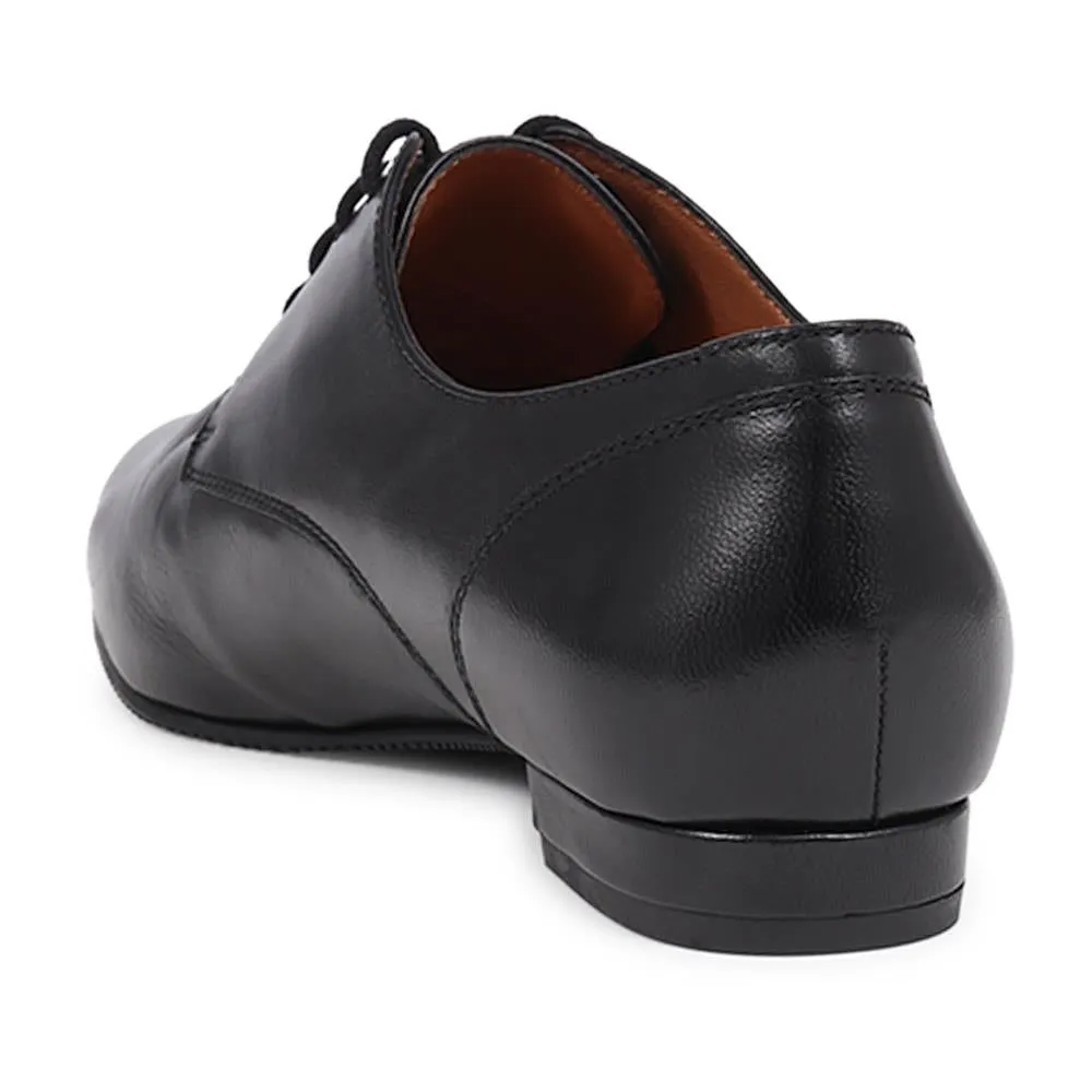 Tanaya Leather Derby Shoes - TANAYA / 325 770 - Black sold by Jones Bootmaker product image thumbnail 3