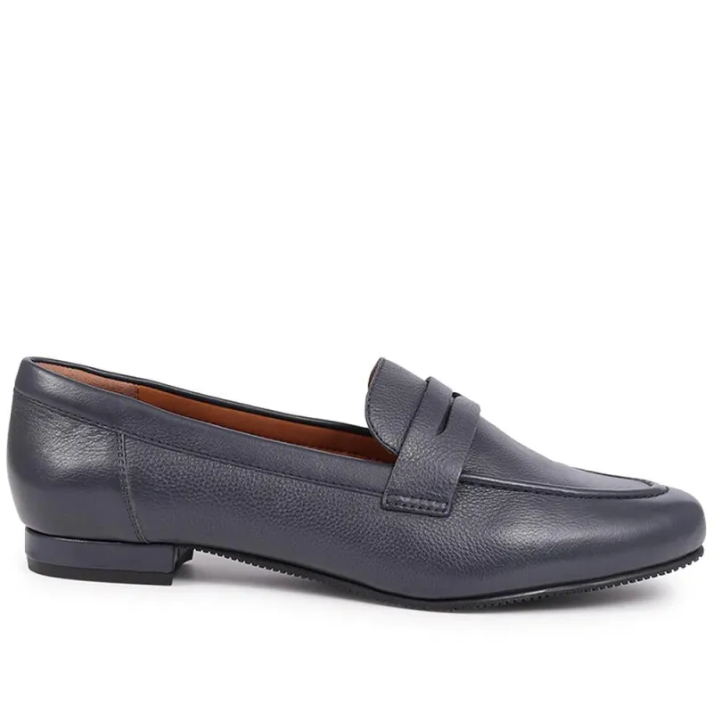 Synara Leather Loafers  - SYNARA / 325 771 - Navy sold by Jones Bootmaker