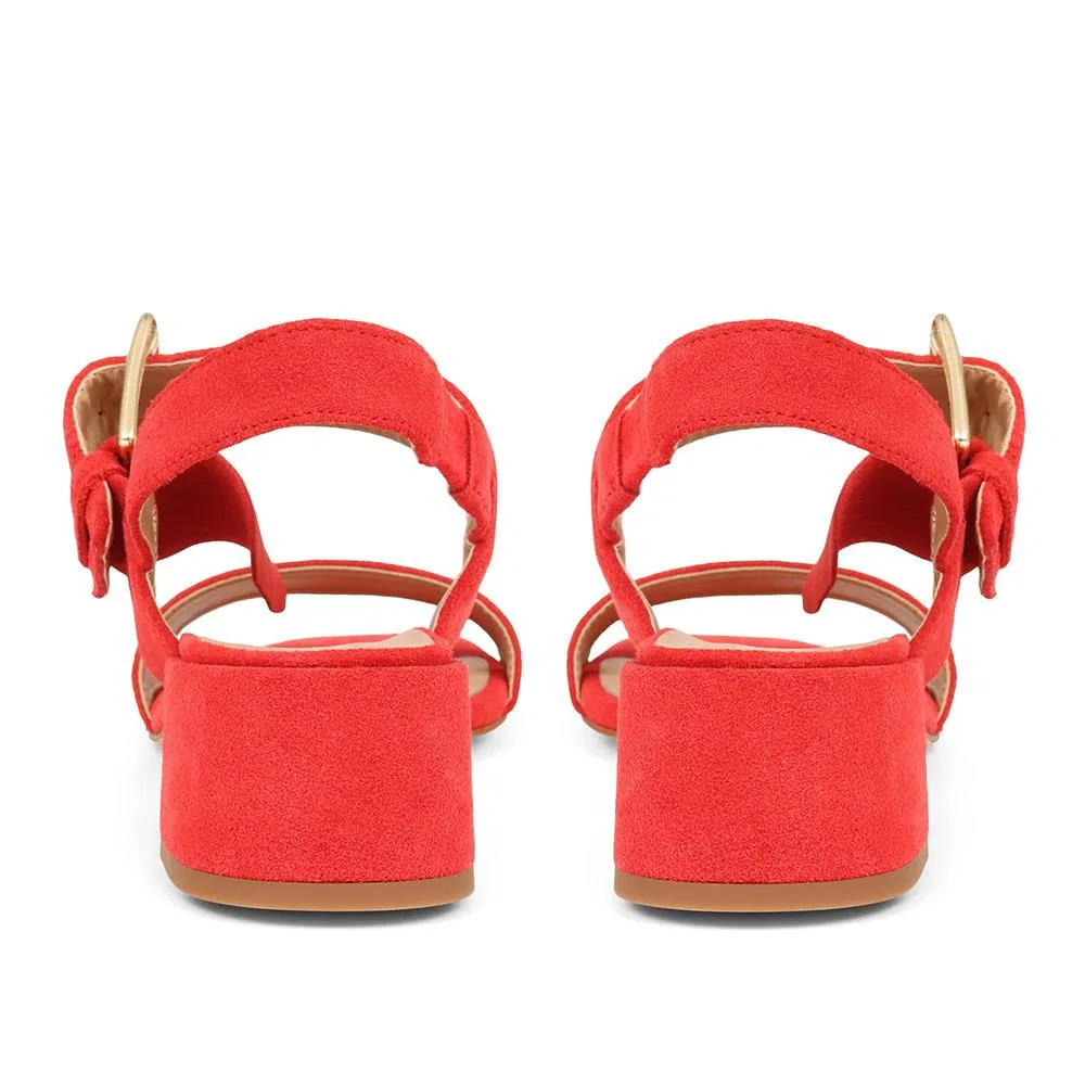 Kassidy Single Strap Heels - KASSIDY / 323 633 - Red sold by Jones Bootmaker product image thumbnail 3