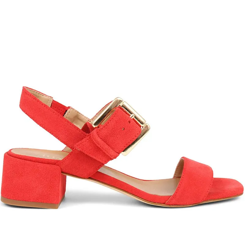 Kassidy Single Strap Heels - KASSIDY / 323 633 - Red sold by Jones Bootmaker