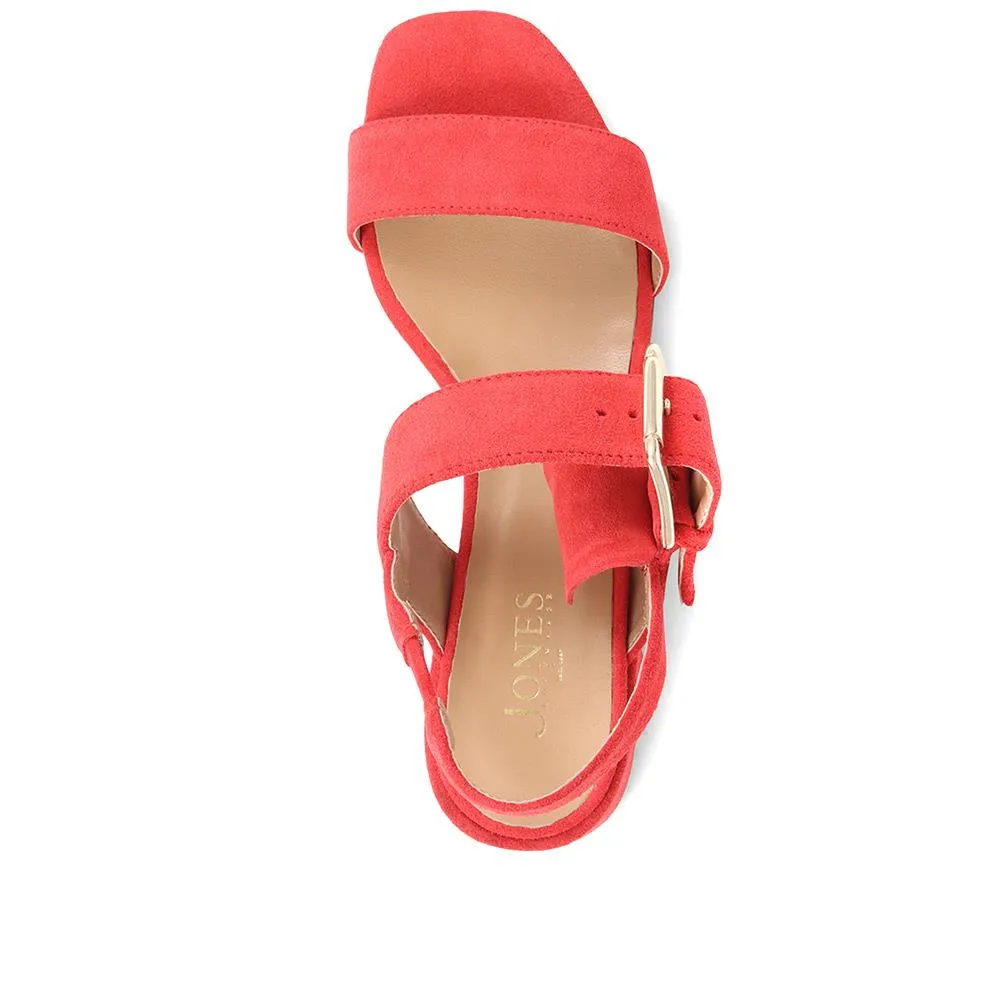 Kassidy Single Strap Heels - KASSIDY / 323 633 - Red sold by Jones Bootmaker product image thumbnail 4
