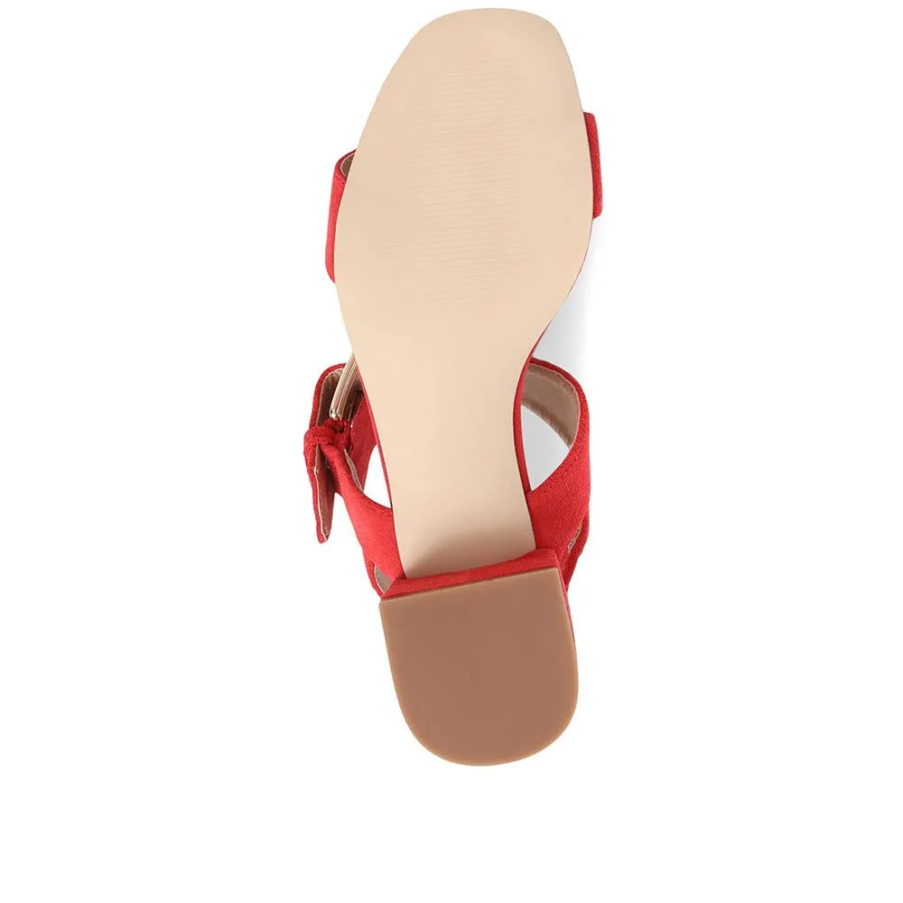 Kassidy Single Strap Heels - KASSIDY / 323 633 - Red sold by Jones Bootmaker product image thumbnail 5