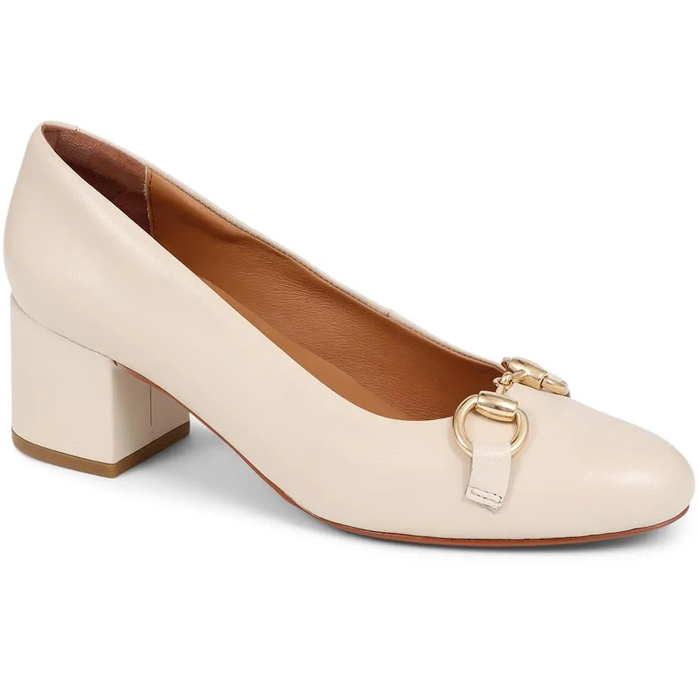 Zephy Leather Court Shoes - ZEPHY / 325 047 - Cream sold by Jones Bootmaker product image thumbnail 2