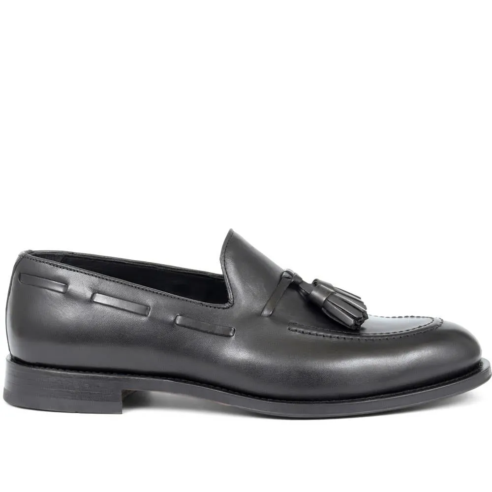 Cannon Street Handmade Men's Loafers - CANNONSTREET / 319 292 - Black sold by Jones Bootmaker