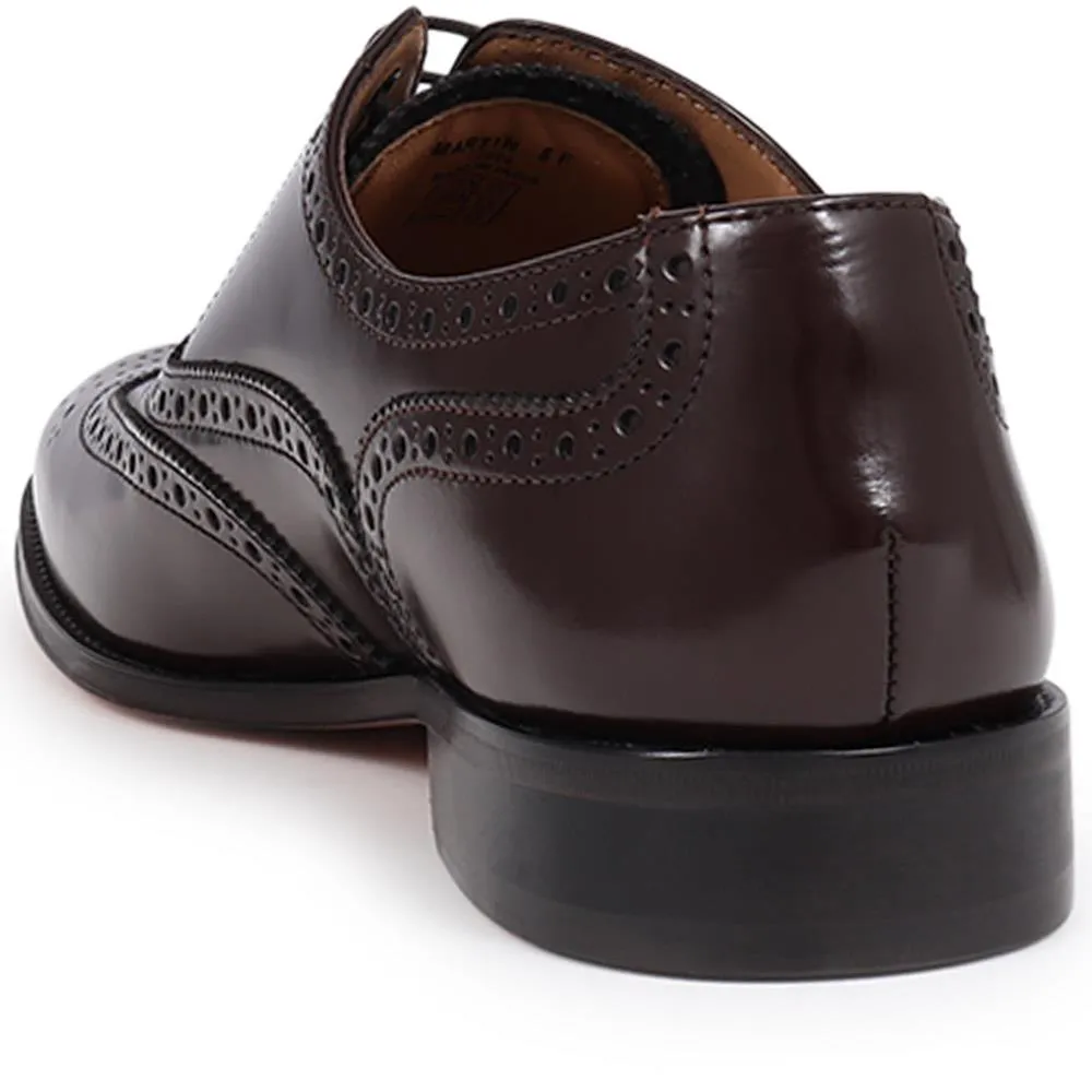 Martyn Leather Oxford Brogues - MARTYN / 325 750 - Dark Brown sold by Jones Bootmaker product image thumbnail 3