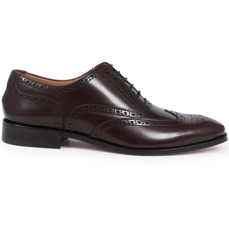 Martyn Leather Oxford Brogues - MARTYN / 325 750 - Dark Brown sold by Jones Bootmaker