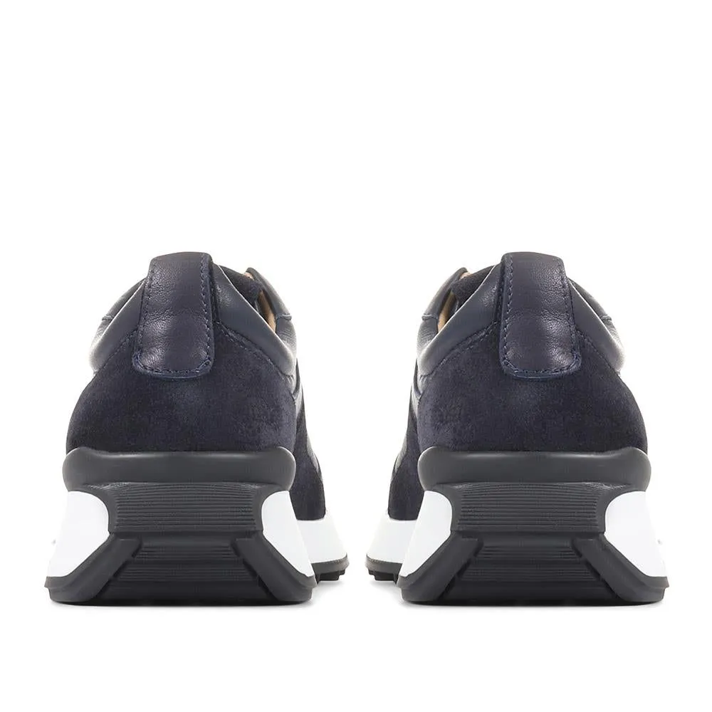 Sebastiene Retro Trainers - SEBASTIENE / 323 166 - Navy sold by Jones Bootmaker product image thumbnail 3