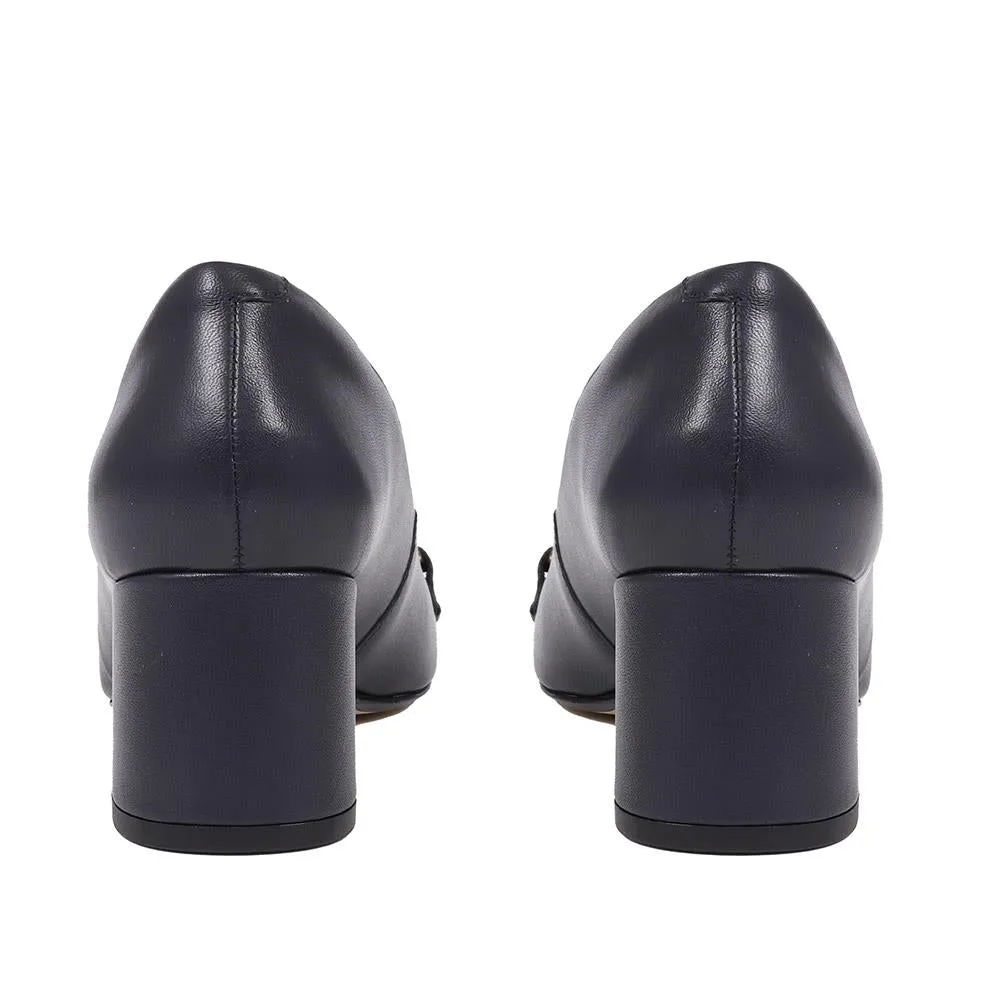 Zephy Leather Court Shoes - ZEPHY / 325 047 - Navy sold by Jones Bootmaker product image thumbnail 3