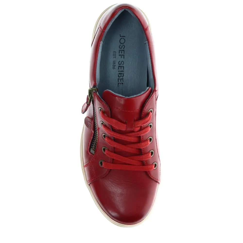 Lace-Up Leather Trainers - JOSEF40512 / 326 496 - Bordeaux sold by Jones Bootmaker product image thumbnail 5