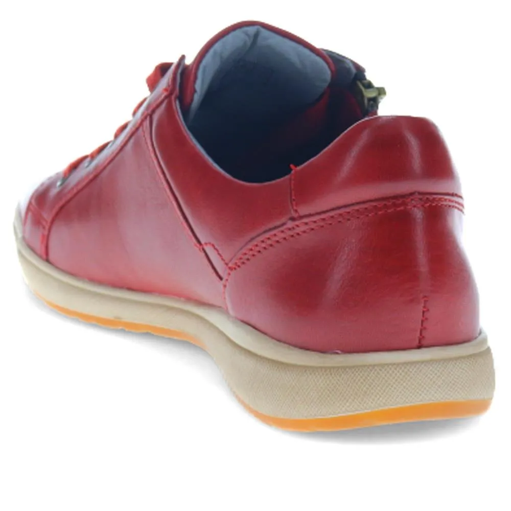 Lace-Up Leather Trainers - JOSEF40512 / 326 496 - Bordeaux sold by Jones Bootmaker product image thumbnail 3