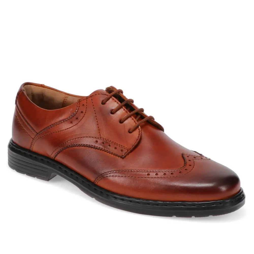 Smart Leather Brogues - JOSEF40508 / 326 427 - Cognac sold by Jones Bootmaker product image thumbnail 2