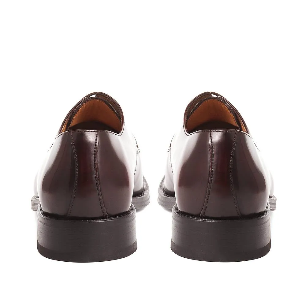 Cambridge Blake Stitched Leather Derby Shoes - CAMBRIDGE2 / 323 783 - Burgundy sold by Jones Bootmaker product image thumbnail 3