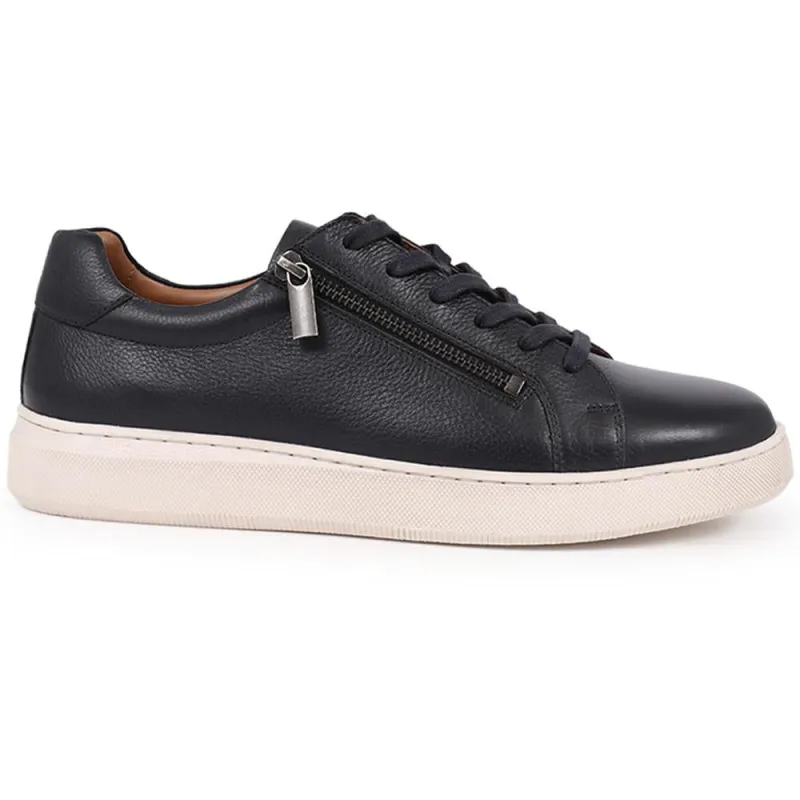 Spenser Leather Trainers - SPENSER / 325 110 - Navy sold by Jones Bootmaker