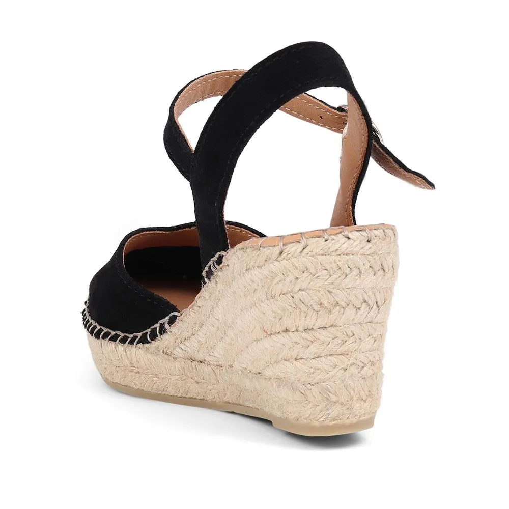 Ria Leather Espadrilles - RIA / 325 461 - Black sold by Jones Bootmaker product image thumbnail 3