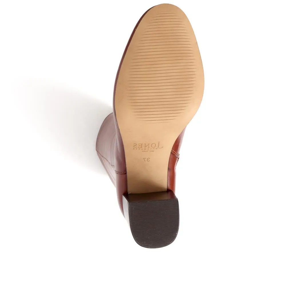 Neptune Medium Calf Fit Long Leather Boots - NEPTUNELONGM / 326 216 - Tan sold by Jones Bootmaker product image thumbnail 4