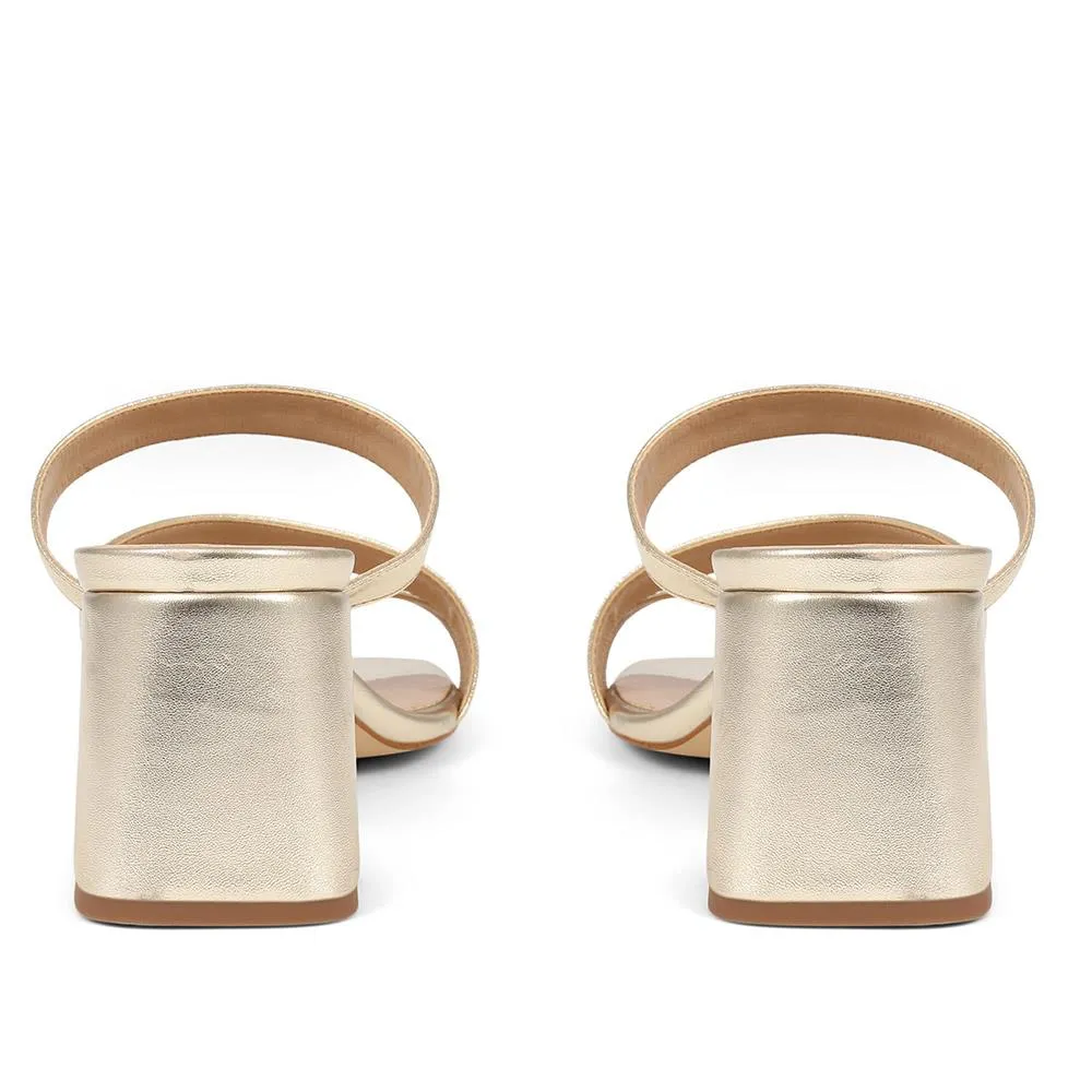 Honour Heeled Sandals - HONOUR / 325 323 - Gold sold by Jones Bootmaker product image thumbnail 3