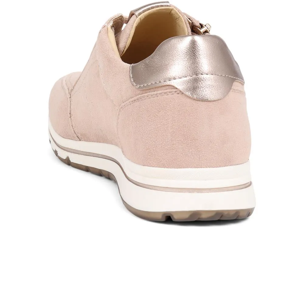 Antheia Leather Trainers - ANTHEIA / 325 134 - Sand Suede sold by Jones Bootmaker product image thumbnail 3