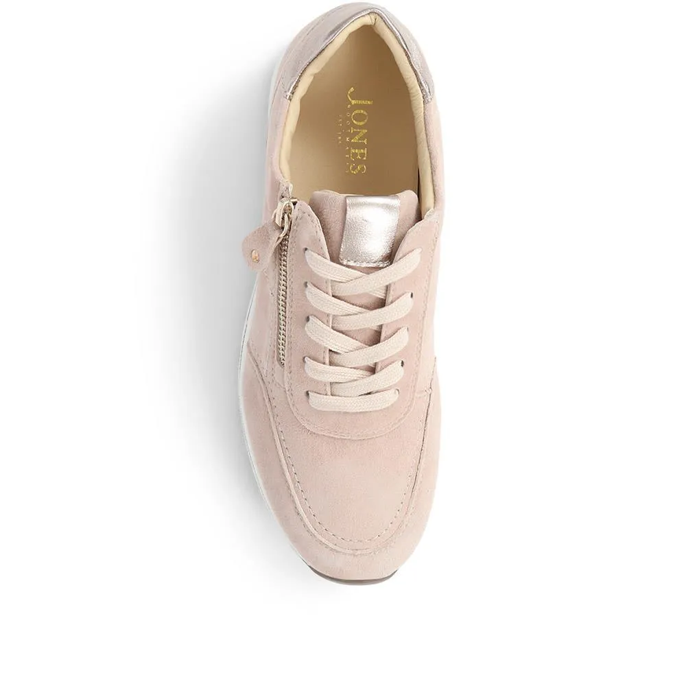 Antheia Leather Trainers - ANTHEIA / 325 134 - Sand Suede sold by Jones Bootmaker product image thumbnail 5