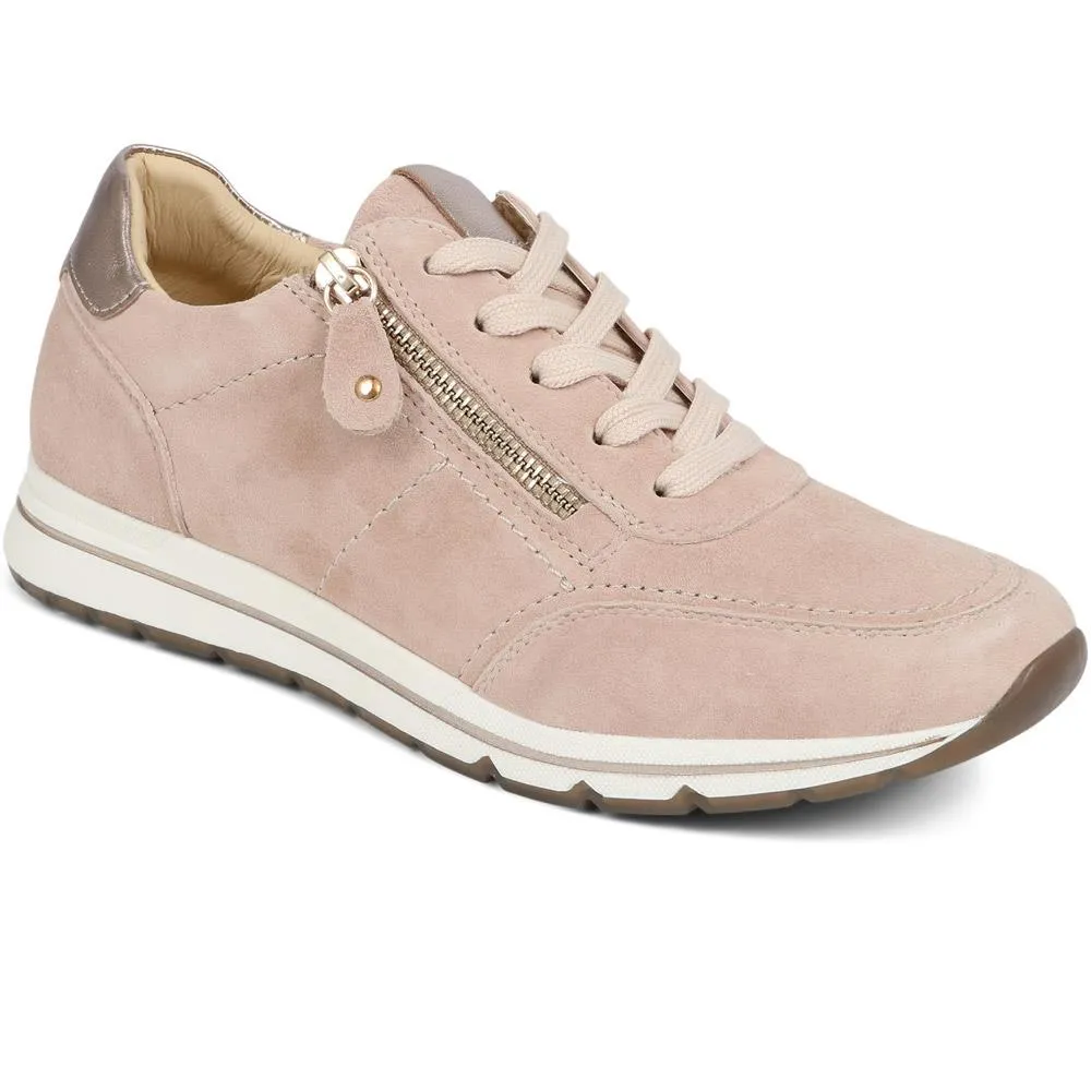 Antheia Leather Trainers - ANTHEIA / 325 134 - Sand Suede sold by Jones Bootmaker product image thumbnail 2