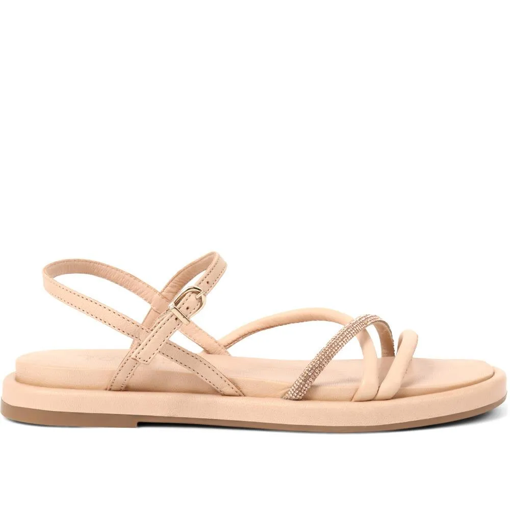 Mairead Strappy Sandals - MAIREAD / 323 973 - Nude sold by Jones Bootmaker