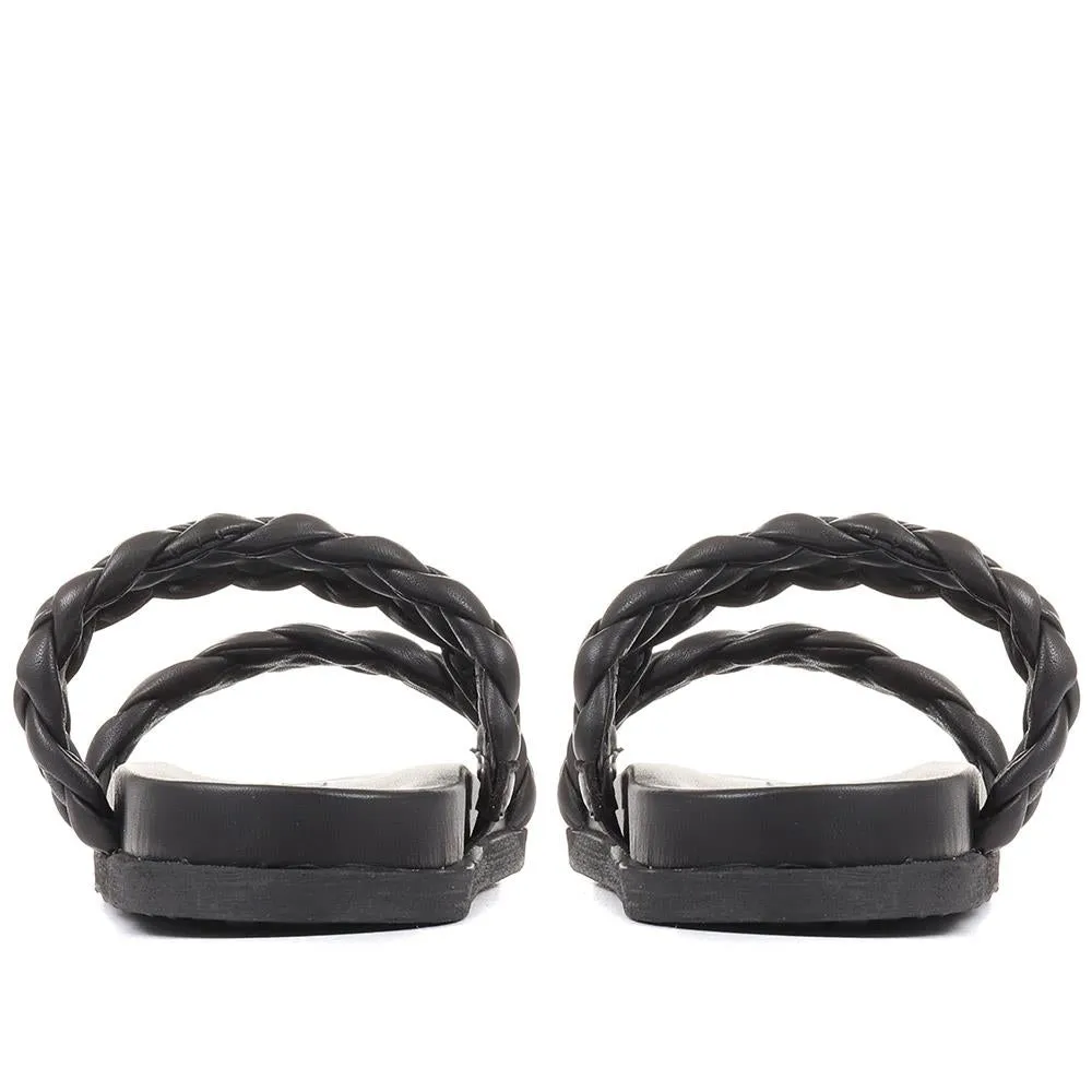 Madeira Braided Platform Sandals - MADEIRA / 322 572 - Black sold by Jones Bootmaker product image thumbnail 3