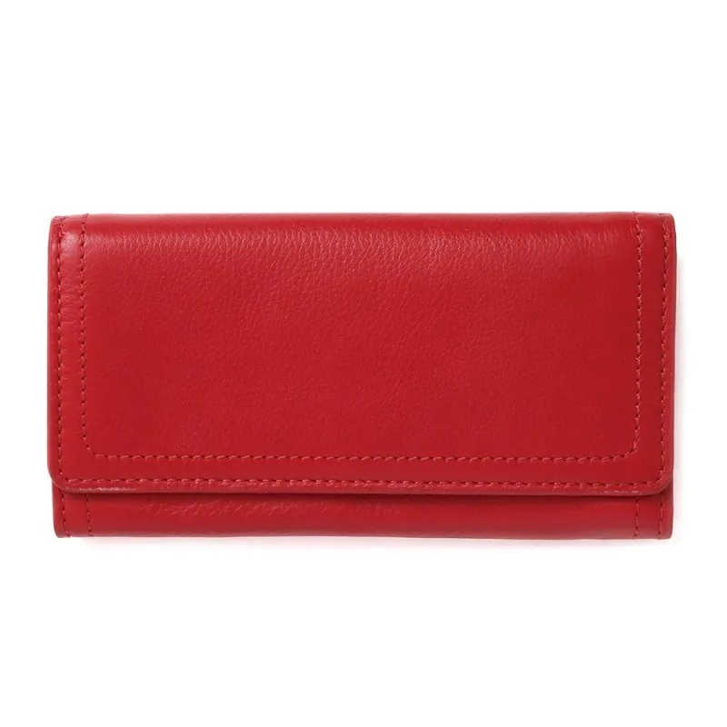 Orlanda Leather Lined Purse - ORLANDA / 324 553 - Red sold by Jones Bootmaker