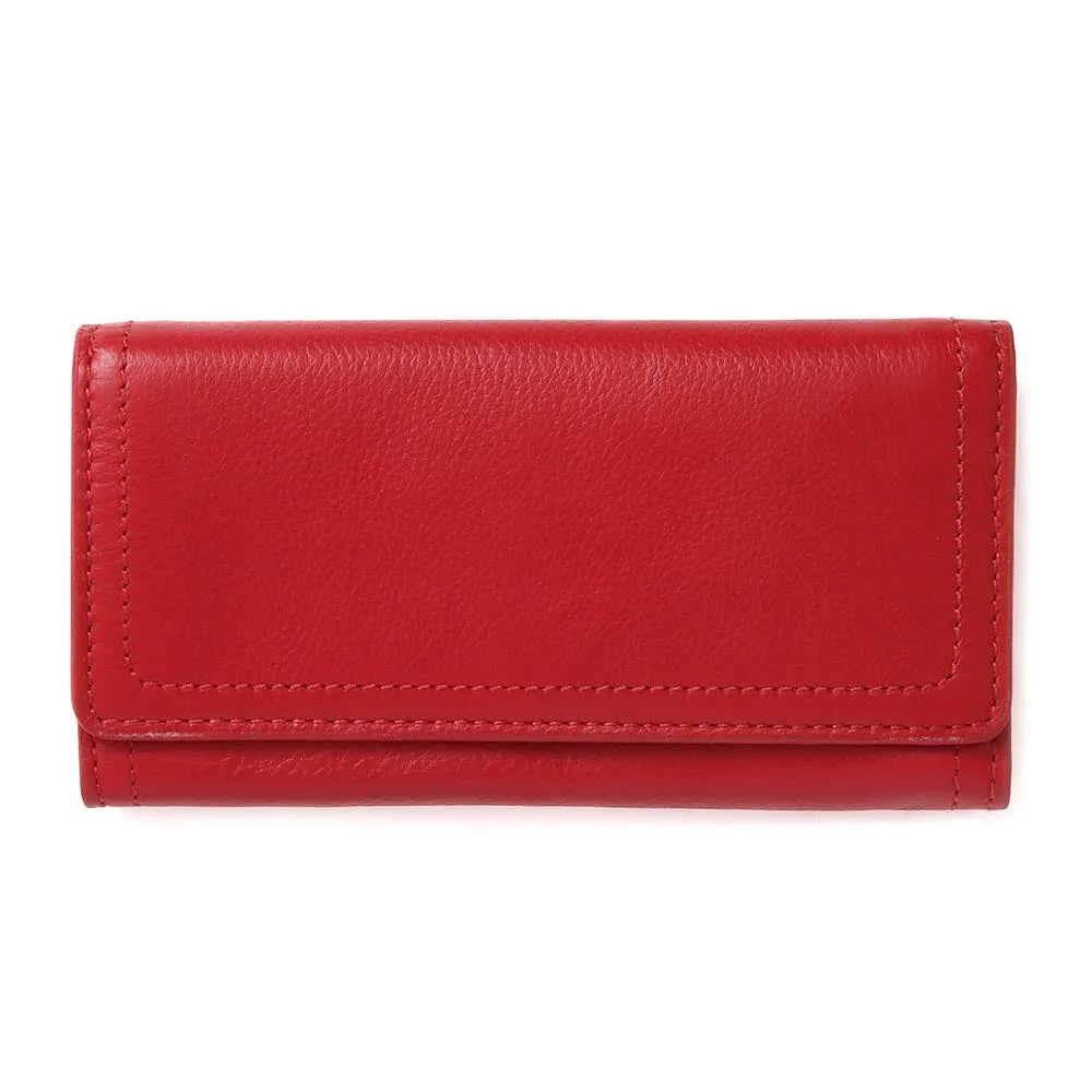 Orlanda Leather Lined Purse - ORLANDA / 324 553 - Red sold by Jones Bootmaker
