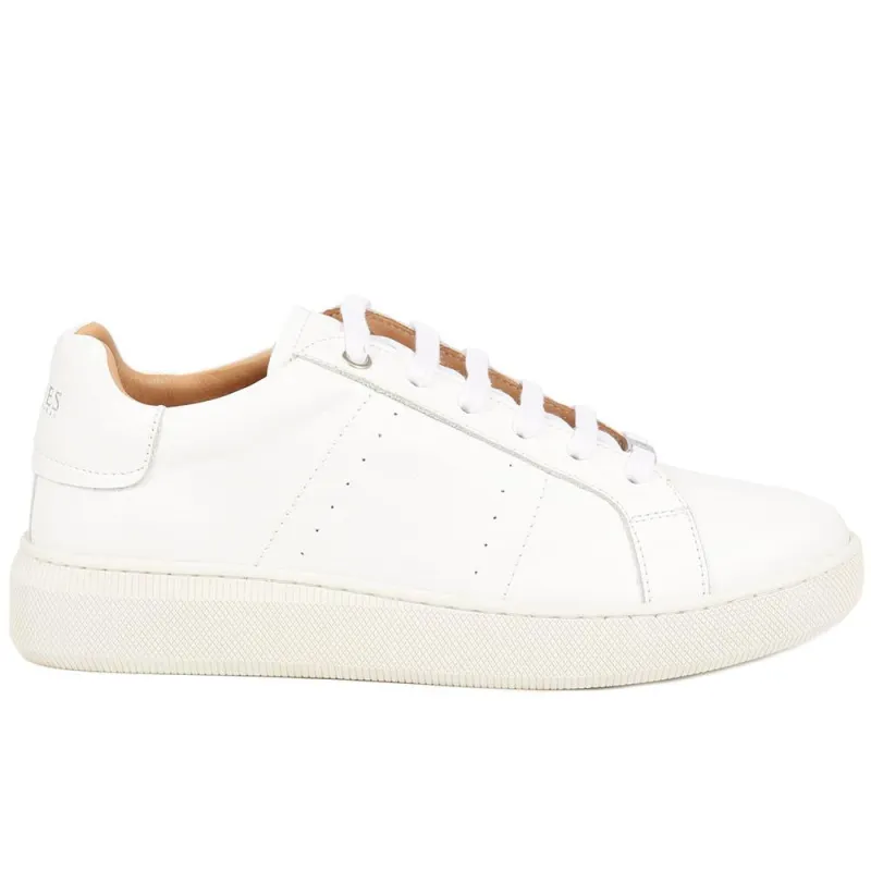 Bernie Lace Up Trainer - BERNIE / 325 318 - White sold by Jones Bootmaker