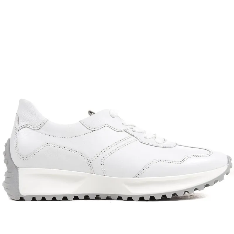 Gabor Platform Trainers - GAB37502 / 323 291 - White sold by Jones Bootmaker