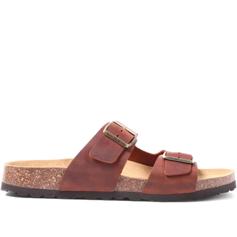 Leather Sandals - WALTHAMSTOW / 323 930 - Brown sold by Jones Bootmaker