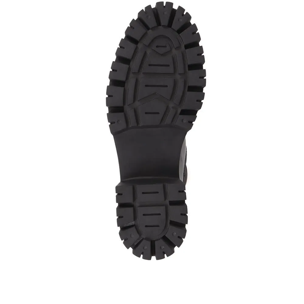 Leonarda Heeled Ankle Boots - LEONARDA / 324 365 - Black sold by Jones Bootmaker product image thumbnail 4