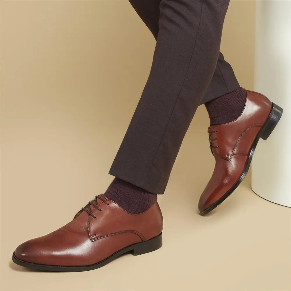 Monument Leather Derby Shoes - MONUMENT / 319 852 - Cognac sold by Jones Bootmaker product image thumbnail 5