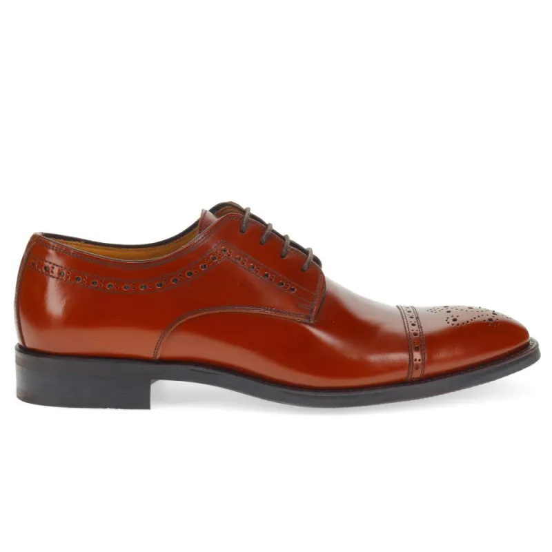 Chino Leather Derby Brogues - CHINO / 321 992 - Walnut sold by Jones Bootmaker