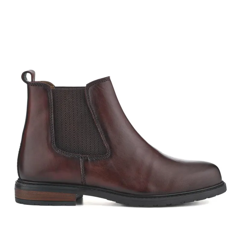 Mayah Leather Chelsea Boots - MAYAH / 327 817 - Burgundy sold by Jones Bootmaker