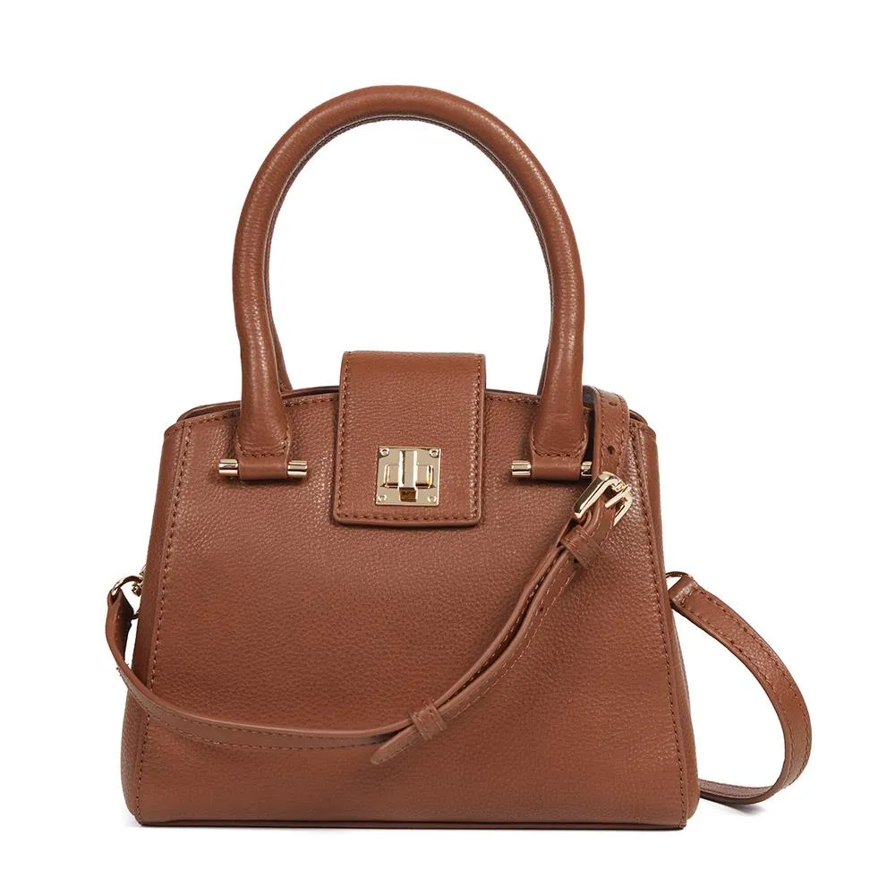 Whimsy Leather Top Handle Bag - WHIMSY / 323 891 - Tan sold by Jones Bootmaker