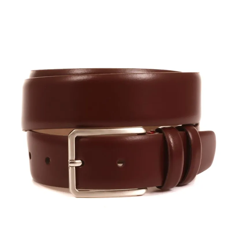 Uxbridge Men's Leather Belt - UXBRIDGE / 321 979 - Burgundy sold by Jones Bootmaker
