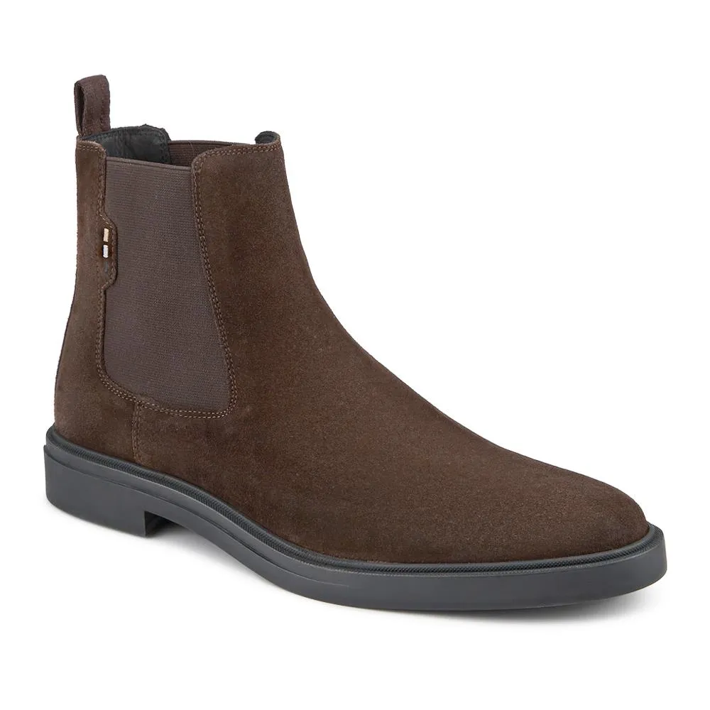 Hugo Boss Suede Leather Chelsea Boots - HUGO42505 / 327 812 - Dark Brown sold by Jones Bootmaker product image thumbnail 2