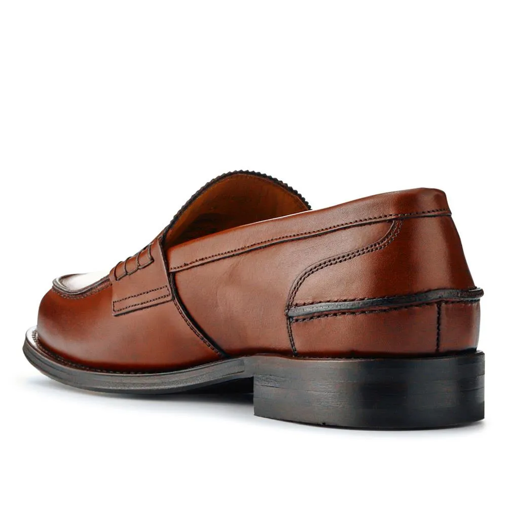 Chorleywood2 Leather Penny Loafers - CHORLEYWOOD2 / 325 301 - Cognac sold by Jones Bootmaker product image thumbnail 3