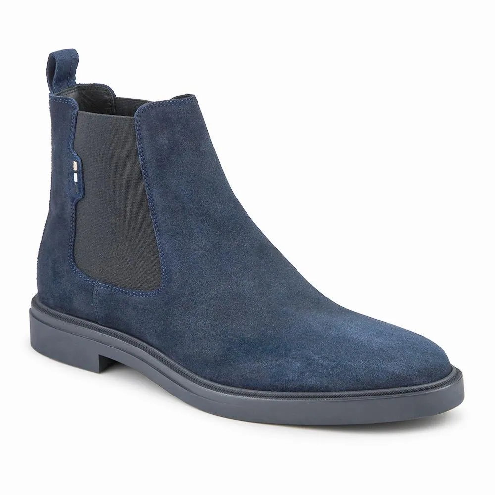 Hugo Boss Suede Leather Chelsea Boots - HUGO42505 / 327 812 - Navy sold by Jones Bootmaker product image thumbnail 2
