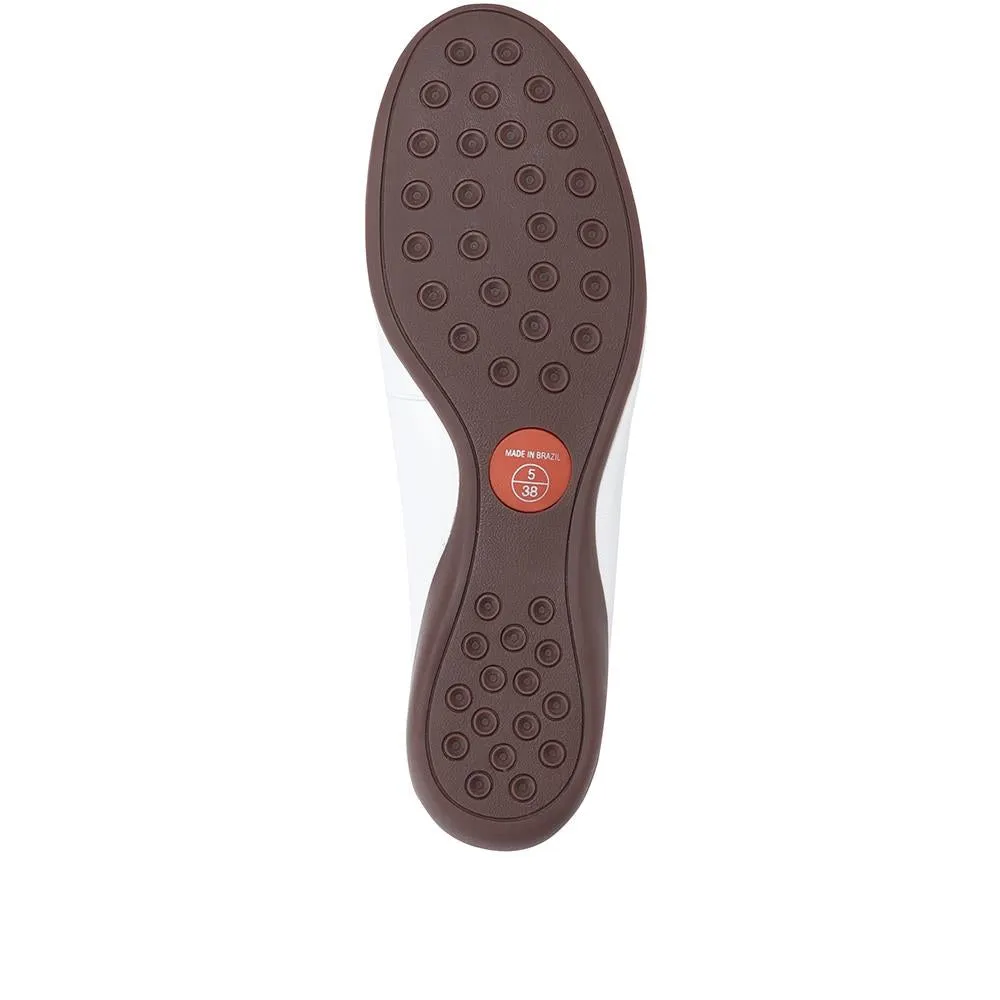 Leather Ballet Flat - GLO28512 / 313 772 - White sold by Jones Bootmaker product image thumbnail 5