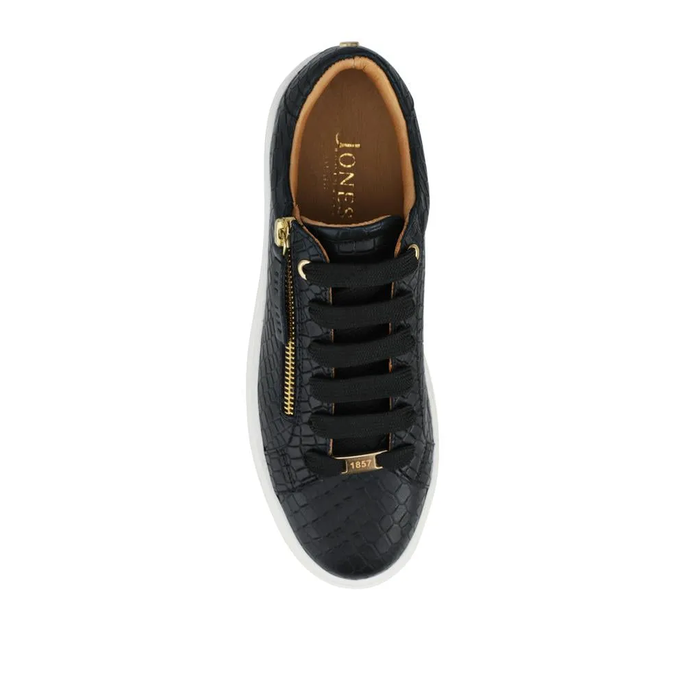 Amaliada Leather Platform Trainers - AMALIADA / 325 316 - Black Croc sold by Jones Bootmaker product image thumbnail 4