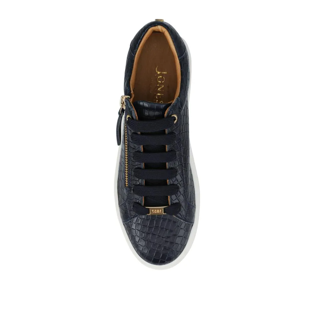 Amaliada Leather Platform Trainers - AMALIADA / 325 316 - Navy Croc sold by Jones Bootmaker product image thumbnail 4