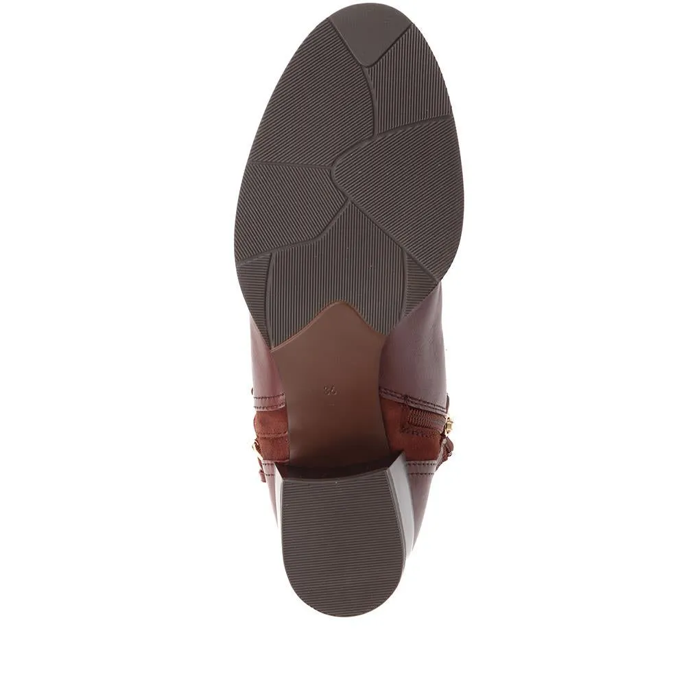 Sarina Heeled Ankle Boots - SARINA / 324 527 - Brown sold by Jones Bootmaker product image thumbnail 4