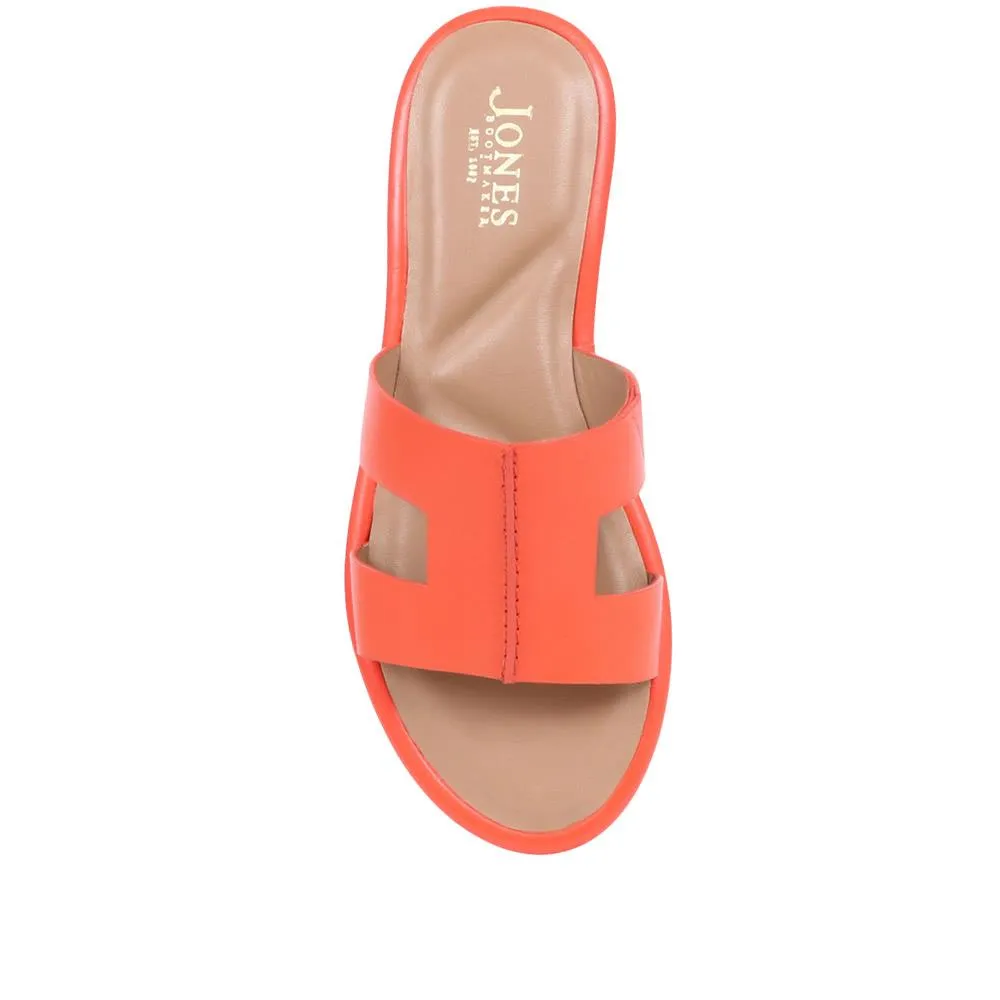 Lilli Leather Mule Sandals - LILLI / 323 349 - Orange sold by Jones Bootmaker product image thumbnail 4