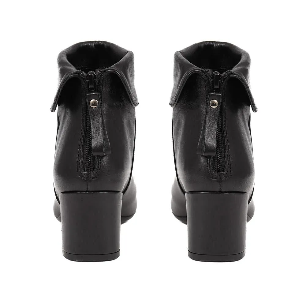 Lylah Heeled Ankle Boots - LYLAH / 322 544 - Black Leather sold by Jones Bootmaker product image thumbnail 3